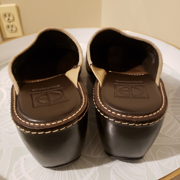 Cole Haan Wedge Suede Mules , Size 11 B. - Picture 4 of 8